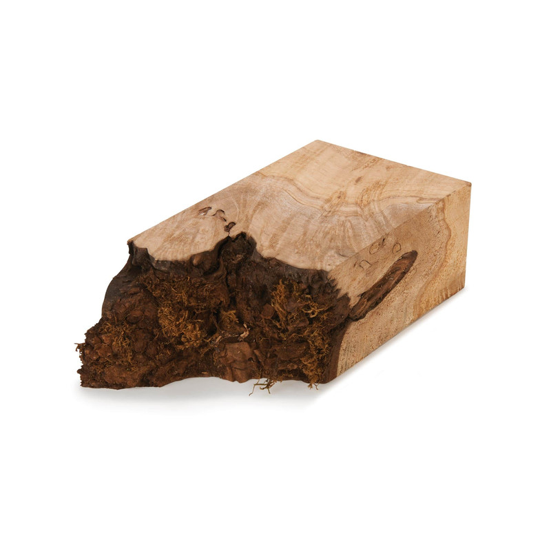 Big Leaf Maple Burl Wood Turning Stock - Thickness:2-1/2" - Width:4" - Length:4"